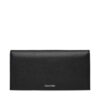 Дамски портфейл Calvin Klein Ck Narrate Large Origami Wallet K60K613004 Черен цвят на ниска цена