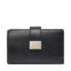 Дамски портфейл Calvin Klein Hardware Snap Medium Bifold K60K612961 Черен цвят на ниска цена