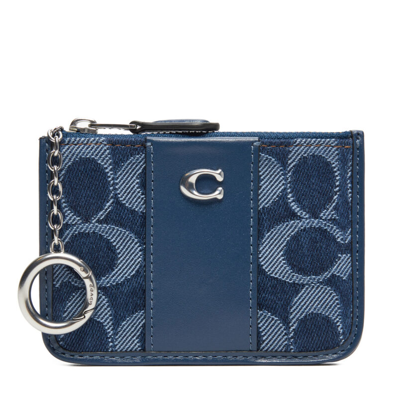 Дамски портфейл Coach CAN65 LHRHY Тъмносин цвят на ниска цена