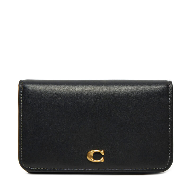 Дамски портфейл Coach CR990 Черен цвят на ниска цена