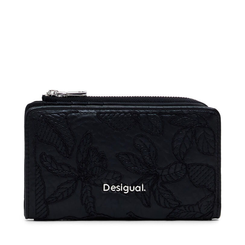 Дамски портфейл Desigual 25SAYP52 Черен цвят на ниска цена