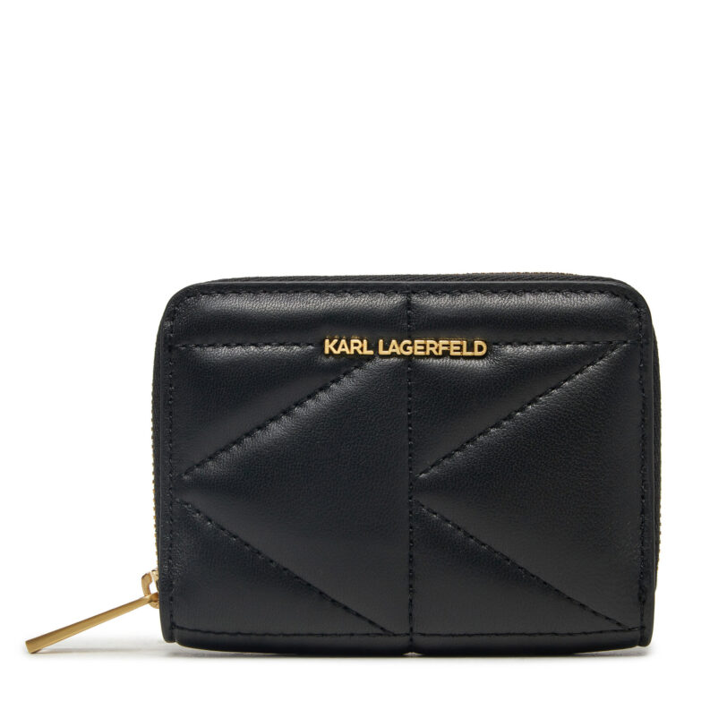 Дамски портфейл KARL LAGERFELD A1W32064 Черен цвят на ниска цена