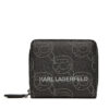 Дамски портфейл KARL LAGERFELD A2W32018 Черен цвят на ниска цена