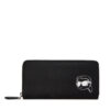 Дамски портфейл KARL LAGERFELD A2W32021 Черен цвят на ниска цена