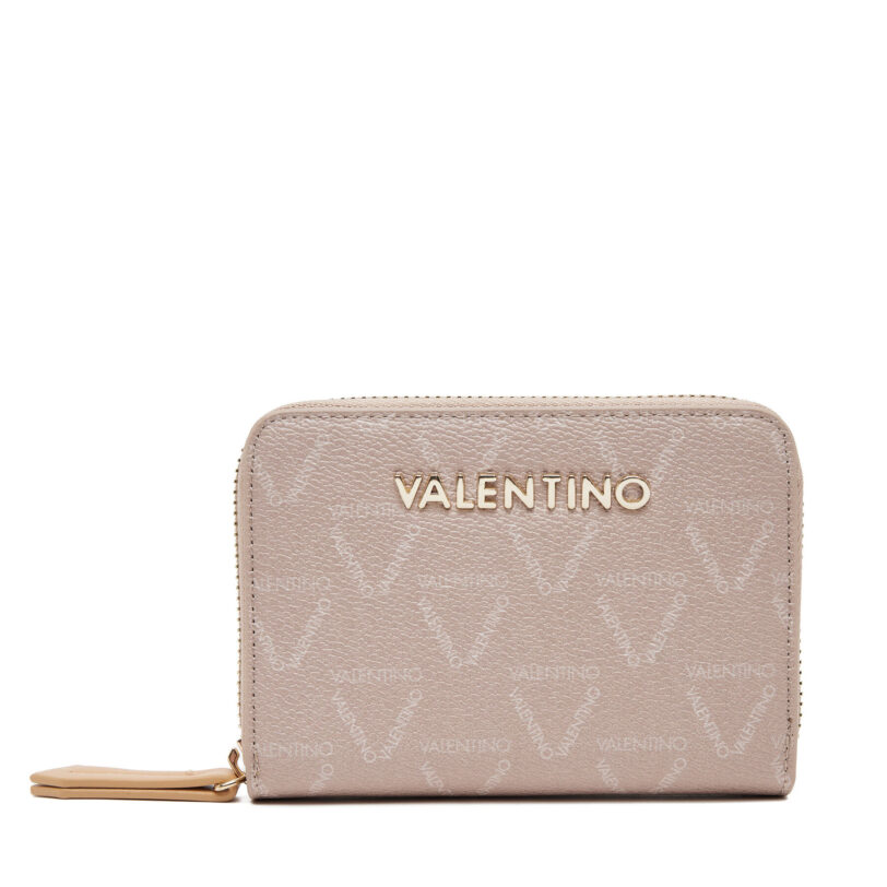 Дамски портфейл Valentino Lady Re VPS8GT137 Бежов цвят на ниска цена