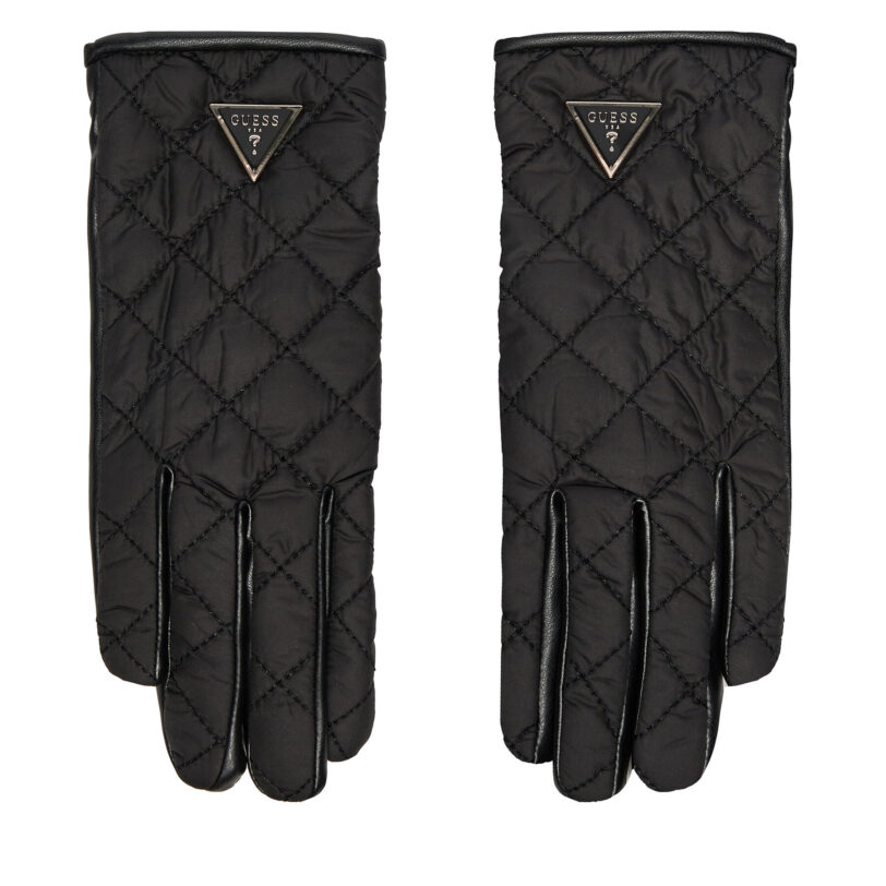 Дамски ръкавици Guess AW5187 NYL02 Черен цвят на ниска цена