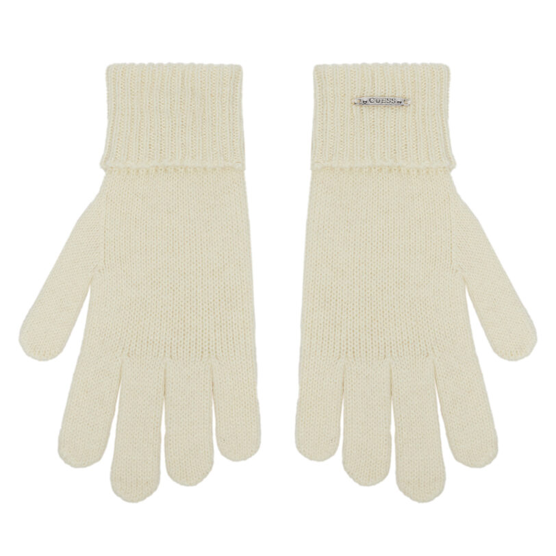 Дамски ръкавици Guess AW5199 POL02 Екрю цвят на ниска цена