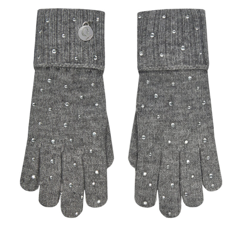 Дамски ръкавици Guess AW5215 POL02 Сив цвят на ниска цена