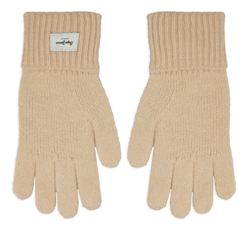 Дамски ръкавици Pepe Jeans PL080149 Екрю цвят на ниска цена