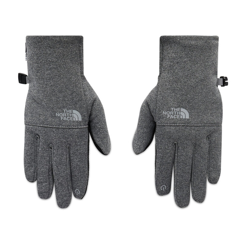 Дамски ръкавици The North Face Etip Recycled Glove NF0A4SHADYY1 Сив цвят на ниска цена