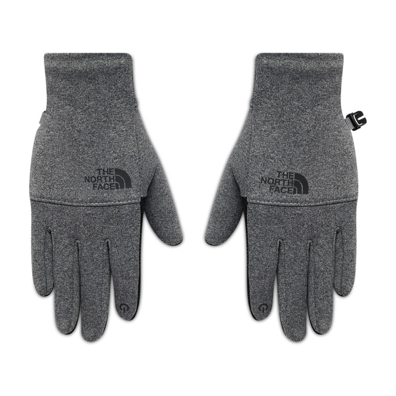 Дамски ръкавици The North Face Etip Recyd Glove NF0A4SHBDYY1 Сив цвят на ниска цена