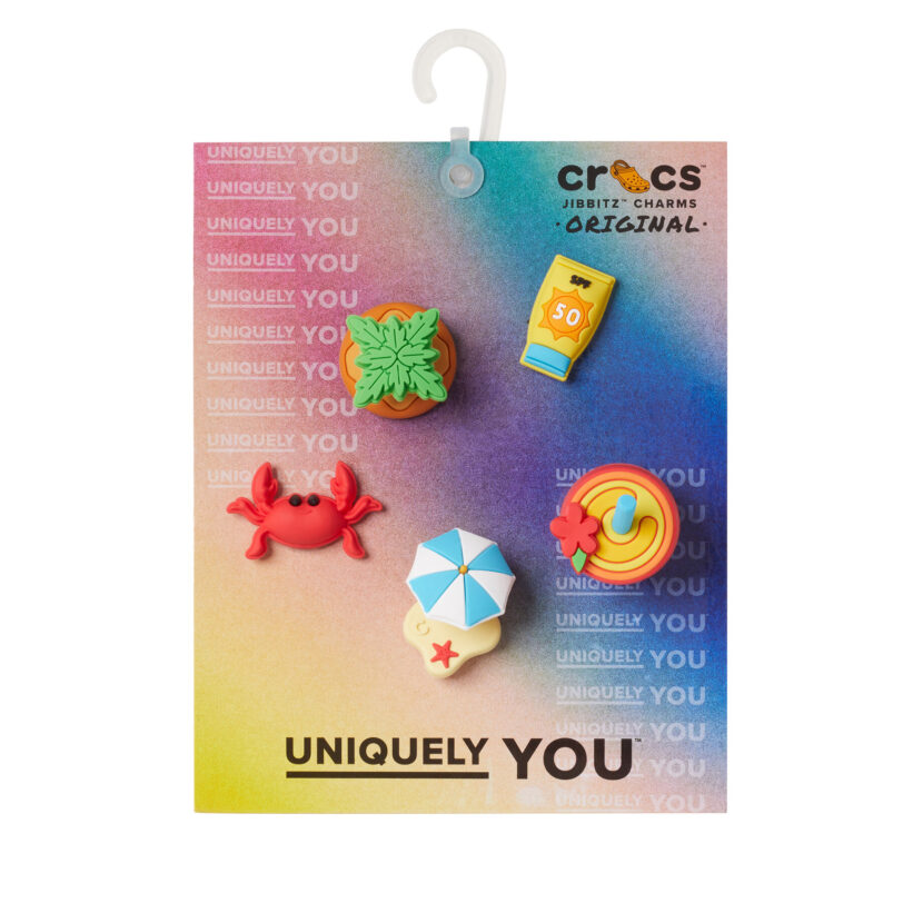 Декорация за обувки Crocs Beachy 5-pack 10014665 Цветен цвят на ниска цена
