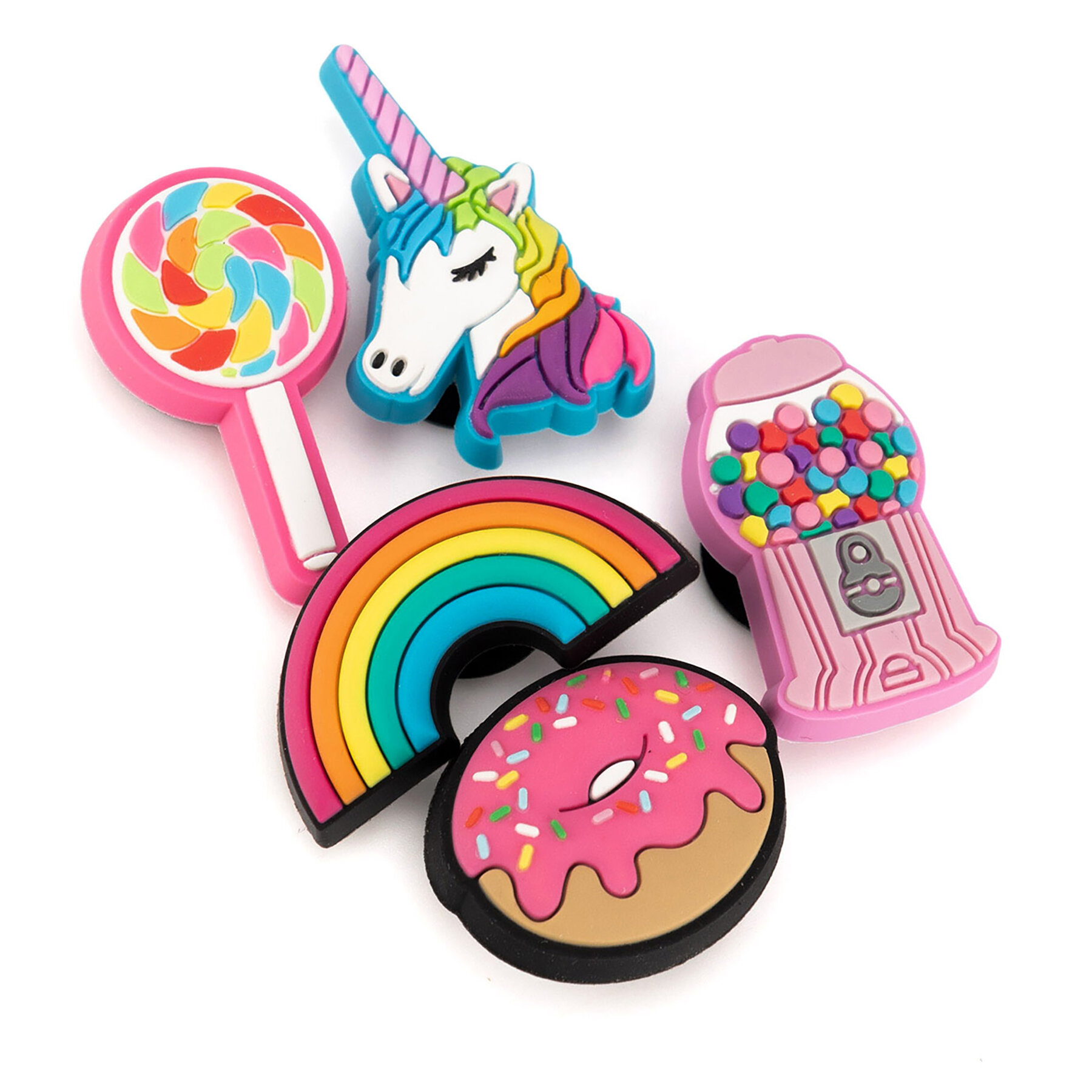 Декорация за обувки Crocs EVERYTHING NICE 5 PACK 10008657 Розов цвят на ниска цена