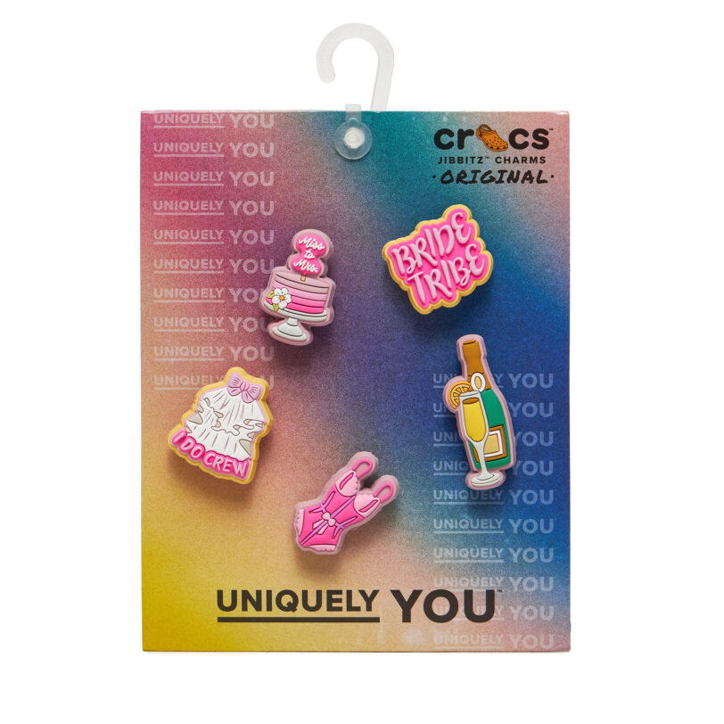Декорация за обувки Crocs Jibbitz Bachelorette Vibes 5 Pack Цветен цвят на ниска цена