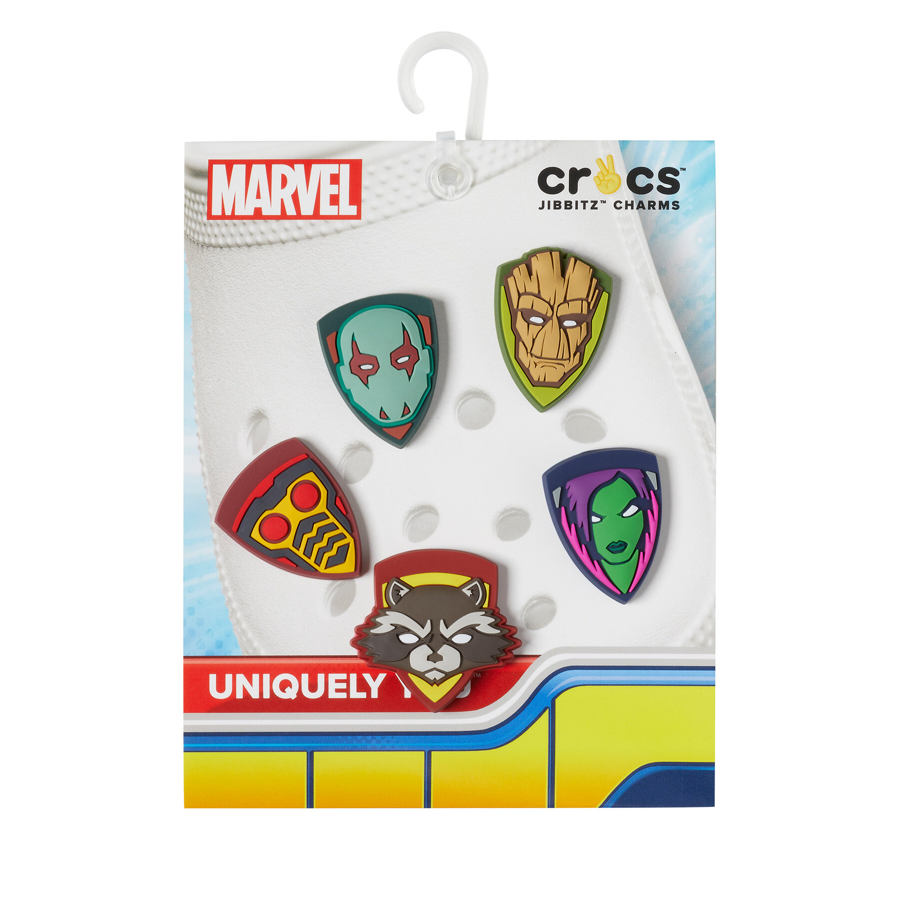 Декорация за обувки Crocs Jibbitz Guardians Of The Galaxy 5pck 10011468 Цветен цвят на ниска цена