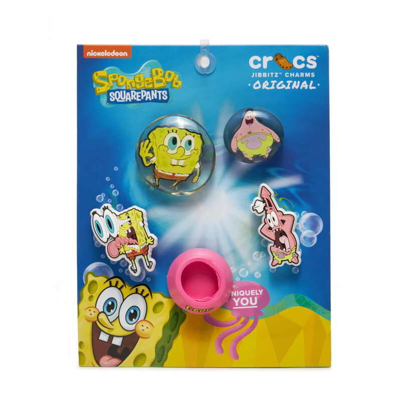 Декорация за обувки Crocs Jibbitz Spongebob Bubble 5 Pck Цветен цвят на ниска цена