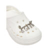 Декорация за обувки Crocs QUEEN CHAIN 10011704 Сребрист цвят на ниска цена