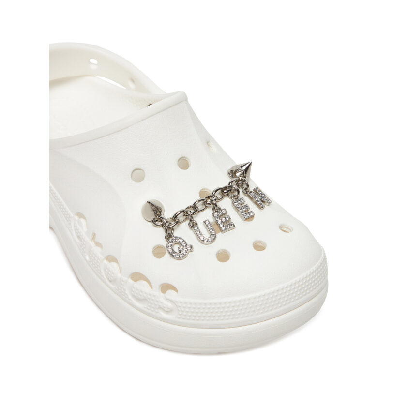 Декорация за обувки Crocs QUEEN CHAIN 10011704 Сребрист цвят на ниска цена
