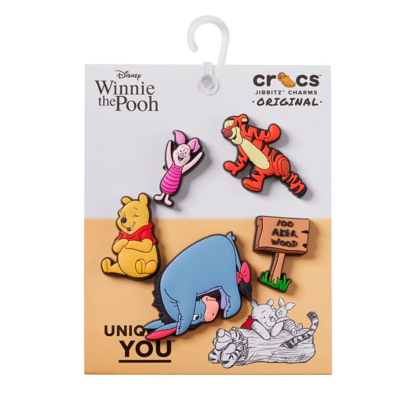 Декорация за обувки Crocs Winnie the Pooh 5 Pack 10011268 Цветен цвят на ниска цена