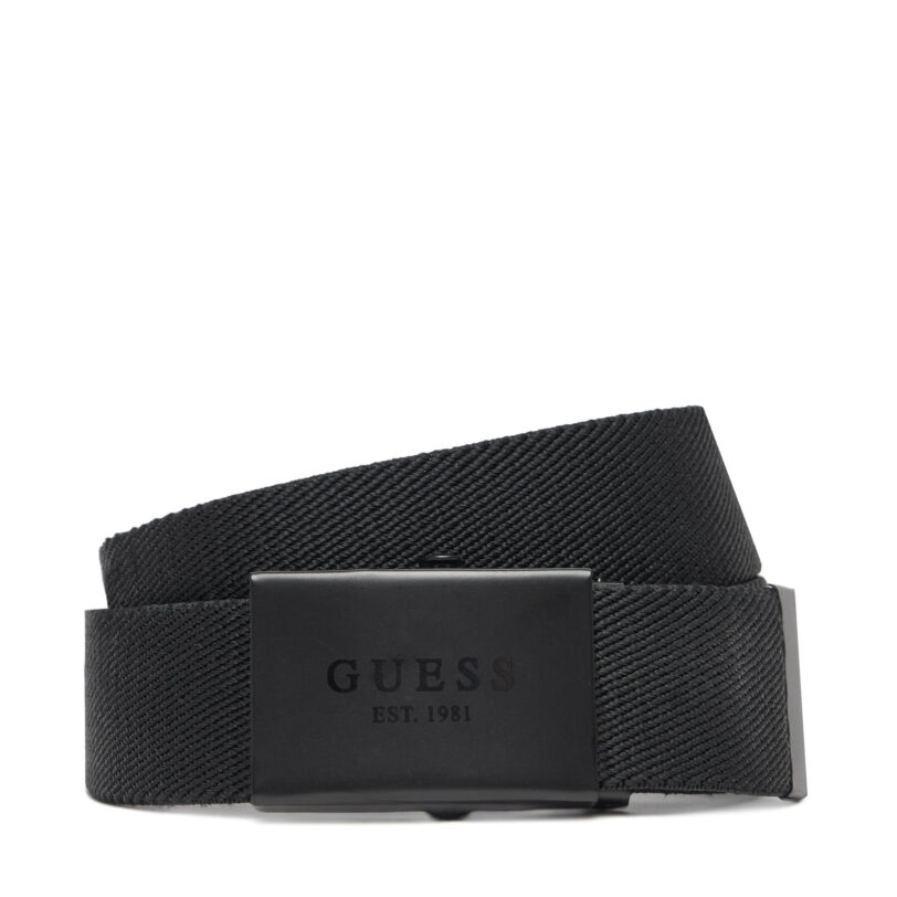 Детски колан Guess L4YZ03 WGDH0 Черен цвят на ниска цена