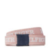 Детски колан Tommy Hilfiger Webbing Belt AU0AU01854 Розов цвят на ниска цена
