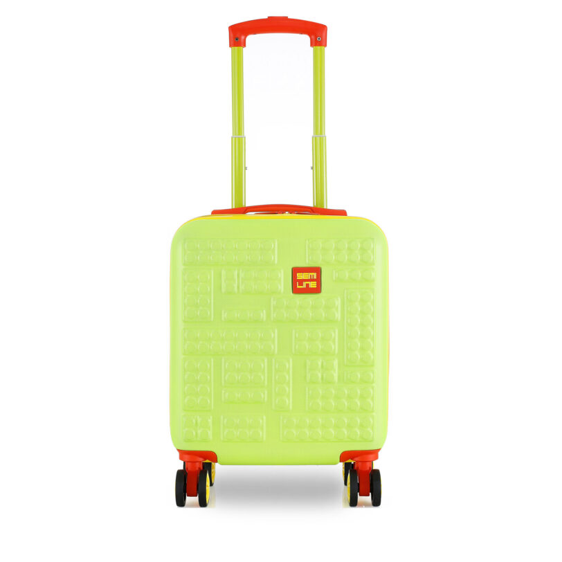 Детски куфар Semi Line T5885-1 Зелен цвят на ниска цена