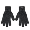 Детски ръкавици Calvin Klein Jeans Monogram IU0IU00525 Черен цвят на ниска цена