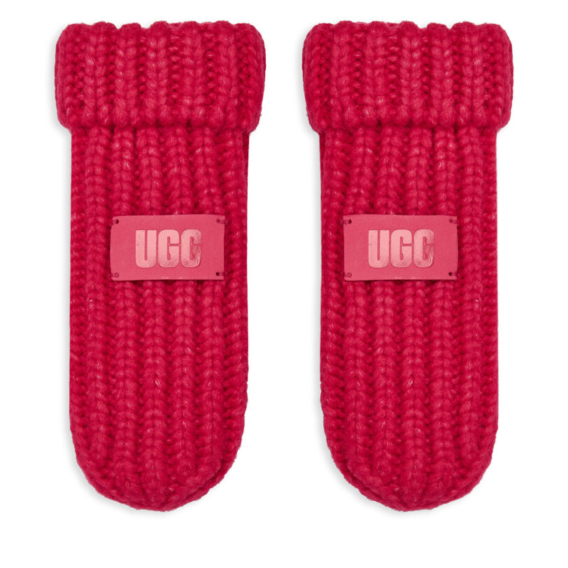 Детски ръкавици Ugg K Chunky Mitten 100030 Розов цвят на ниска цена