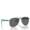 Детски слънчеви очила Emporio Armani 0EK2001 300387 Зелен цвят на ниска цена