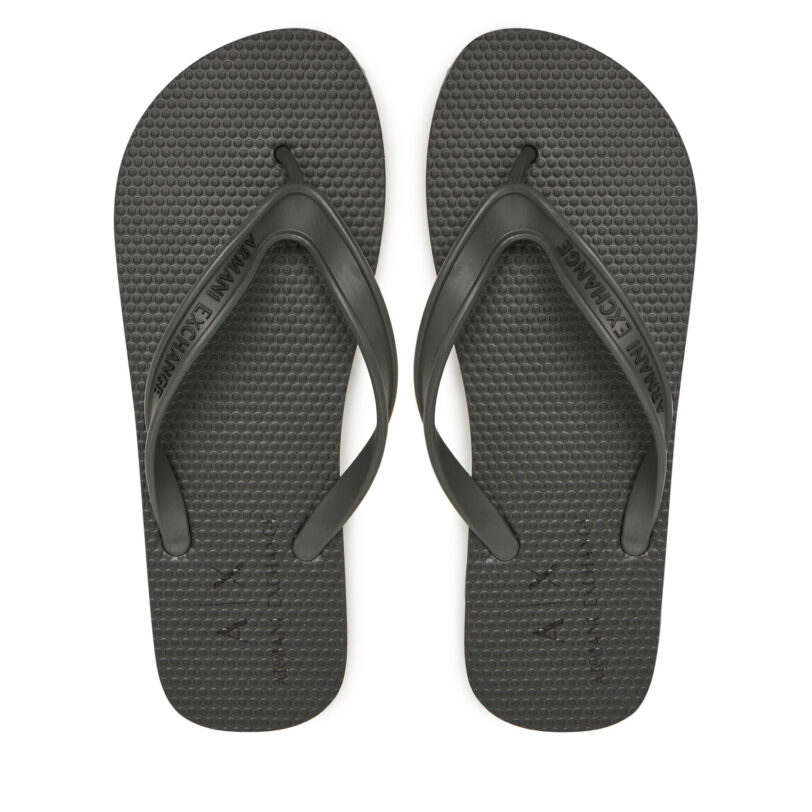 Джапанки Armani Exchange XUQ002 XV676 R401 Черен цвят на ниска цена