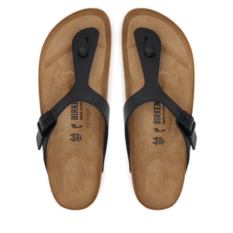 Джапанки Birkenstock Gizeh 1029613 Черен цвят на ниска цена