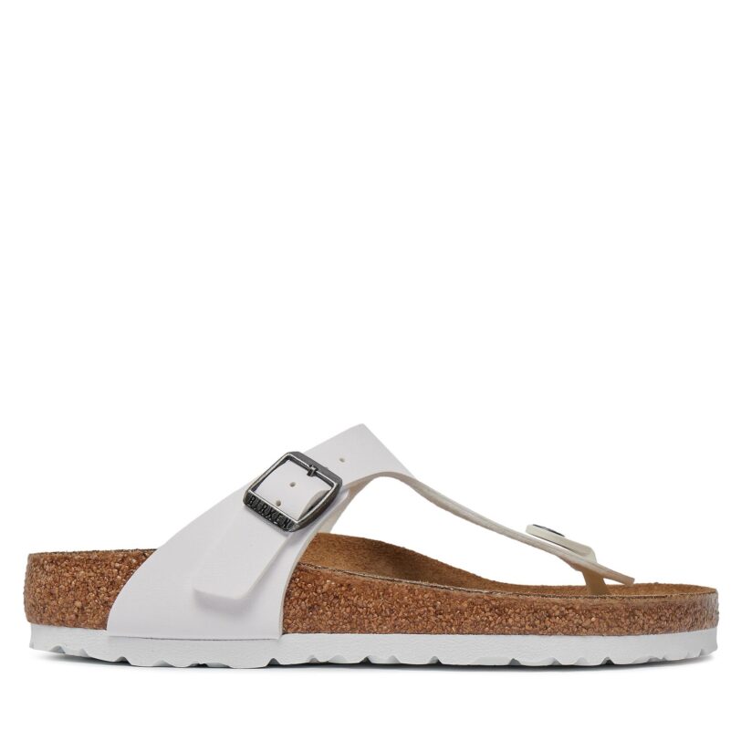 Джапанки Birkenstock Gizeh 745531 Бял цвят на ниска цена
