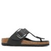 Джапанки Birkenstock Gizeh Big Buckle 1023337 Черен цвят на ниска цена