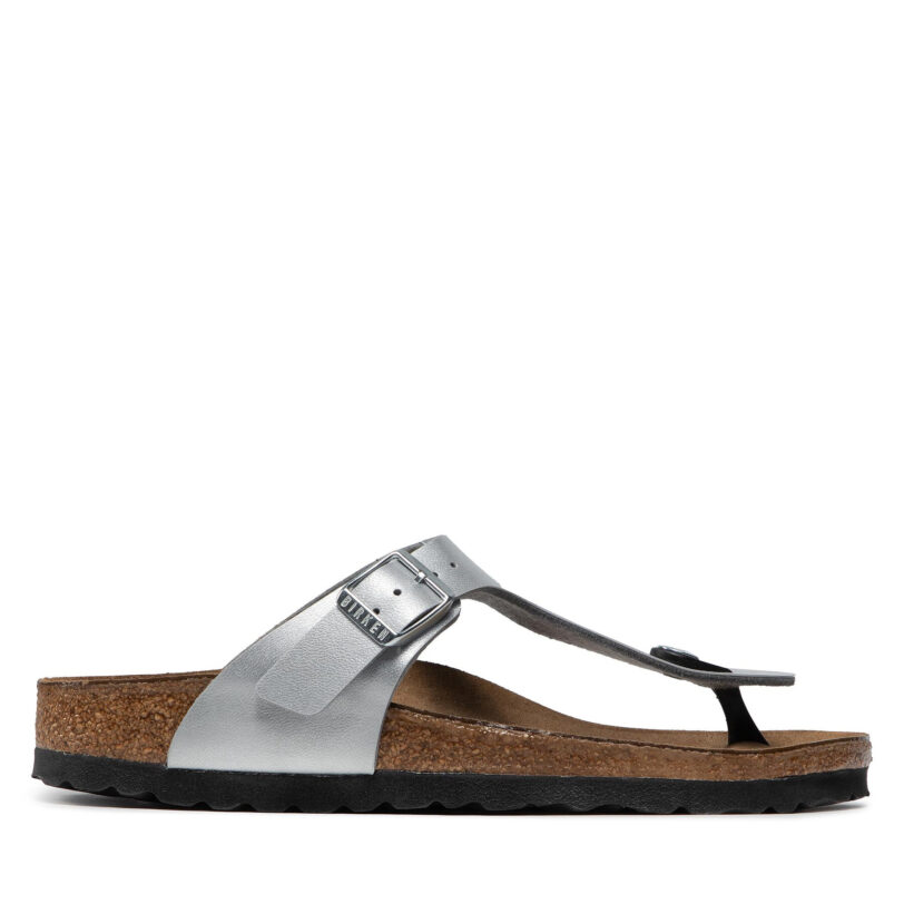 Джапанки Birkenstock Gizeh Bs 0043853 Сребрист цвят на ниска цена