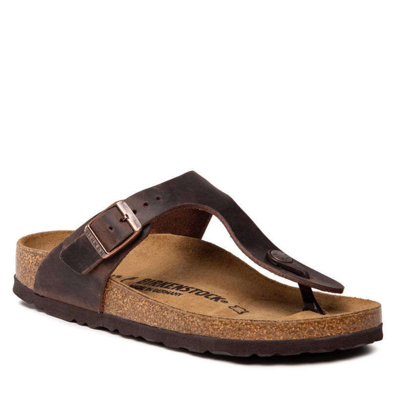 Джапанки Birkenstock Gizeh Bs 0743833 Кафяв цвят на ниска цена