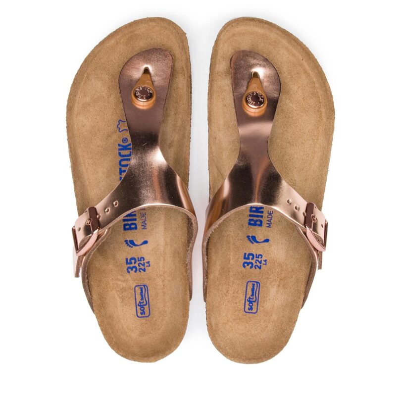 Джапанки Birkenstock Gizeh Bs 1005049 Розов цвят на ниска цена