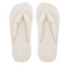 Джапанки Calvin Klein Jeans Beach Sandal Flatform Ttxr Satin YW0YW01723 Бежов цвят на ниска цена