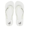 Джапанки Calvin Klein Jeans Beach Sandal Transparent Tpu YM0YM01267 Бял цвят на ниска цена