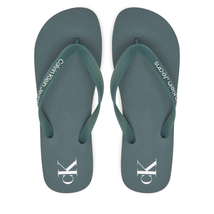 Джапанки Calvin Klein Jeans Beach Sandal Transparent Tpu YM0YM01267 Електриков цвят на ниска цена