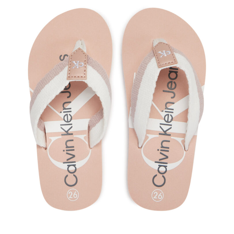 Джапанки Calvin Klein Jeans V3A8-80843-0058 M Розов цвят на ниска цена