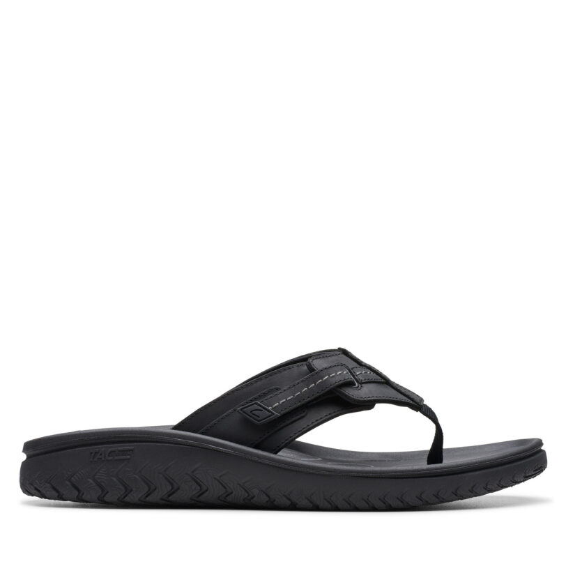 Джапанки Clarks Wesley Sun 26176988 Черен цвят на ниска цена