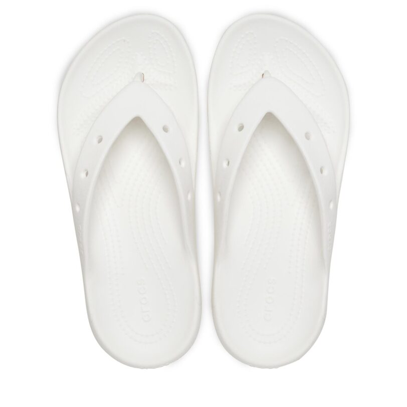 Джапанки Crocs Classic Flip V 209402 Бял цвят на ниска цена
