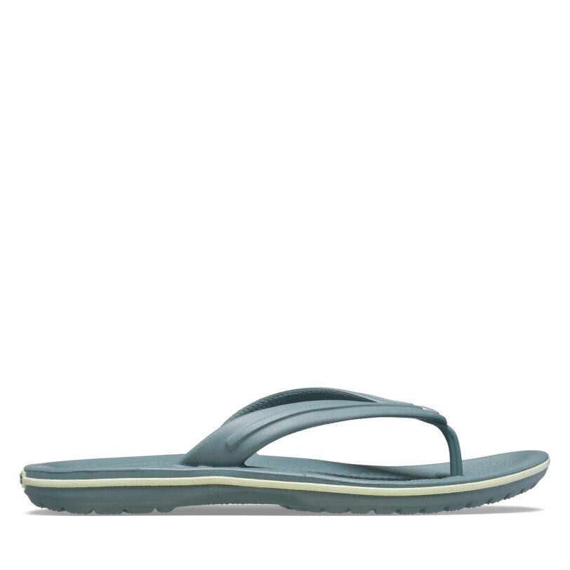Джапанки Crocs Crocband Flip 11033 Зелен цвят на ниска цена
