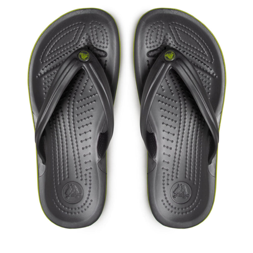 Джапанки Crocs Crocband Flip 11033 Сив цвят на ниска цена