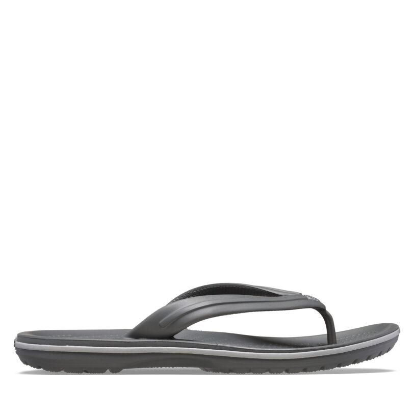 Джапанки Crocs Crocband Flip 11033 Сив цвят на ниска цена