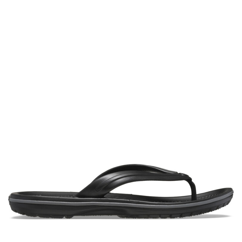 Джапанки Crocs Crocband Flip 11033 Черен цвят на ниска цена