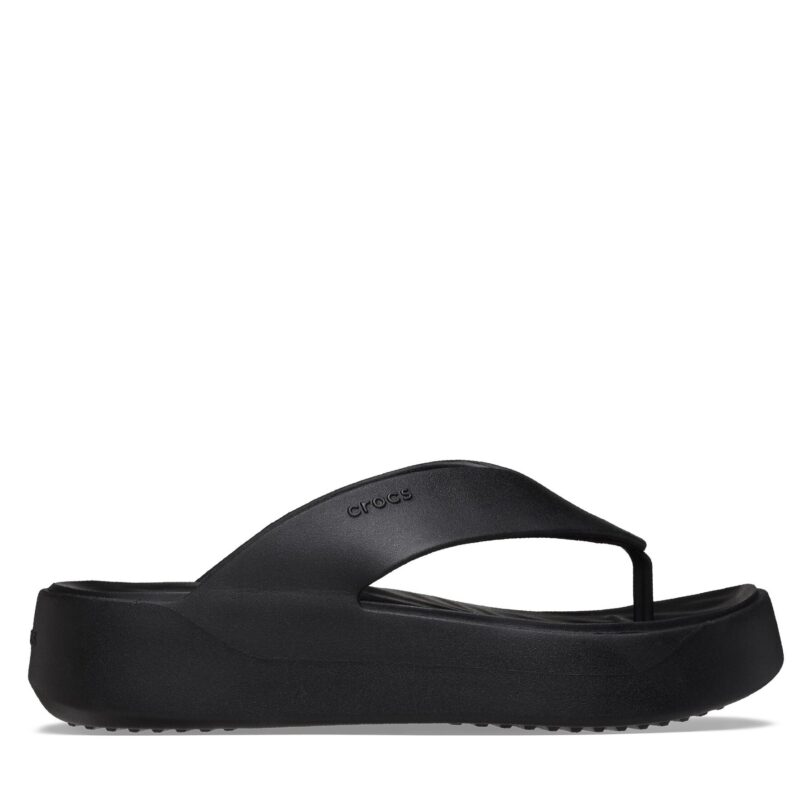 Джапанки Crocs Gataway Platform Flip 209410 Черен цвят на ниска цена