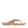 Джапанки Crocs KADEE II LEOPARD FLIP W 206398-98R Бежов цвят на ниска цена