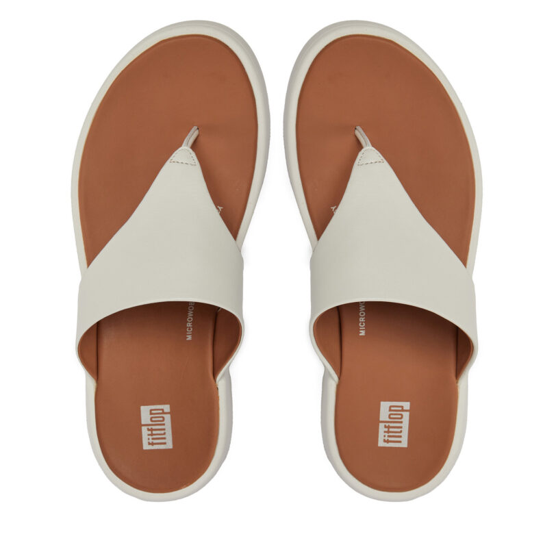 Джапанки FitFlop F-Mode FW4 Бял цвят на ниска цена
