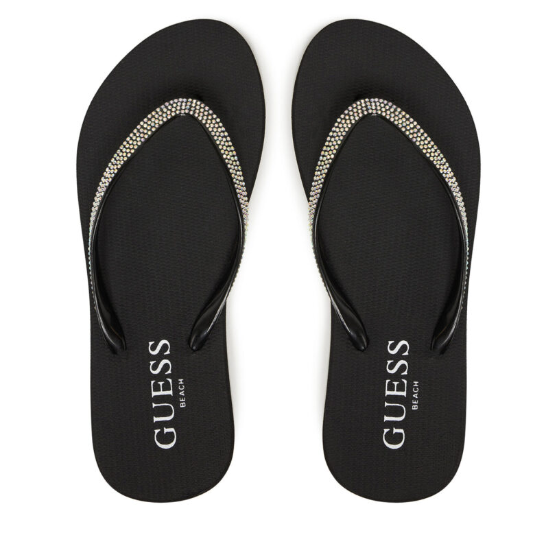 Джапанки Guess E5GZ05BB00F Черен цвят на ниска цена